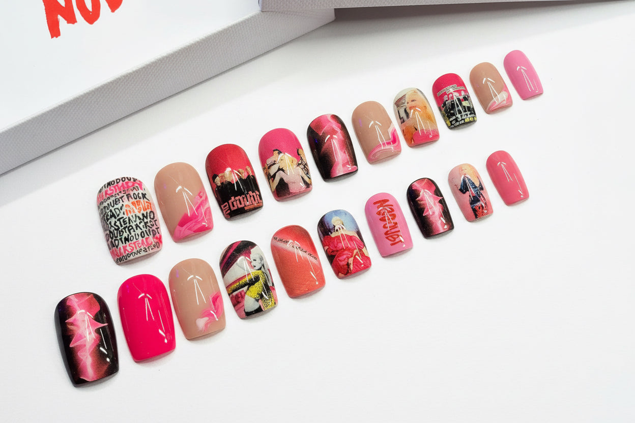 20x press on nails NO DOUBT