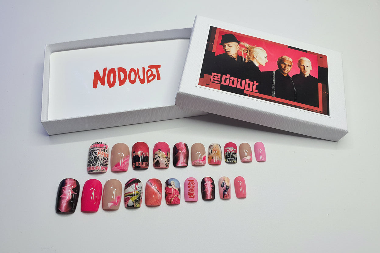 20x press on nails NO DOUBT